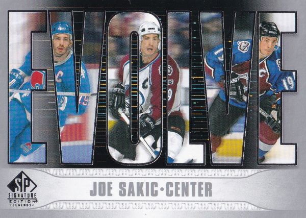 insert karta JOE SAKIC 20-21 SP Signature Legends Evolve číslo E-12